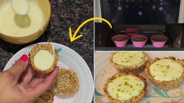 Tortinha de limão dos deuses para quem segue alimentação saudável e proteica: até quem come açúcar vai pedir essa receita!