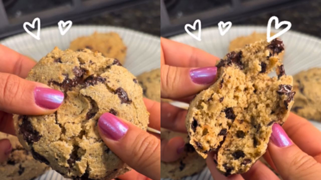 Esse é o segredo para comer cookies todos dias: fica crocante por fora, macio por dentro e cabe em qualquer dieta