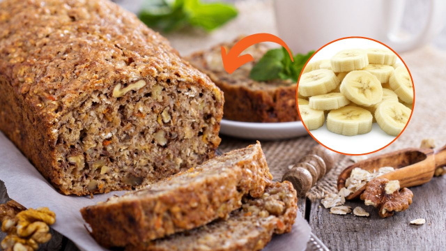 Aprendi esse bolo saudável de banana com aveia com uma chef de cozinha e agora faço sempre que quero comer um bom doce