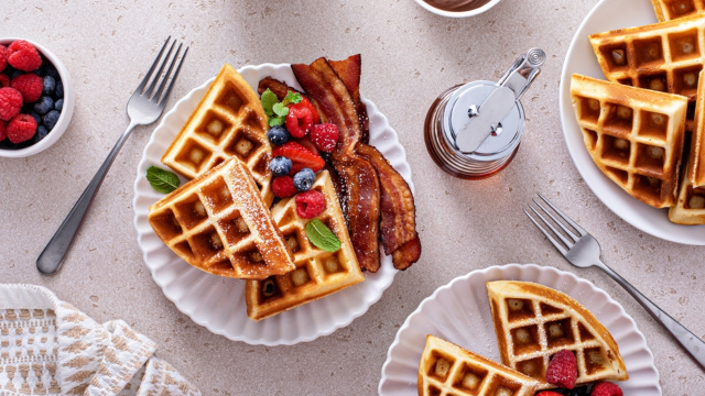 Waffle, crepe e donuts: itens que transformam o café da manhã e o lanche da tarde nas refeições mais gostosas do dia