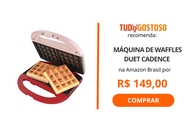 Vai um waffle? Confira essas 3 opções de máquinas de fazer waffle!