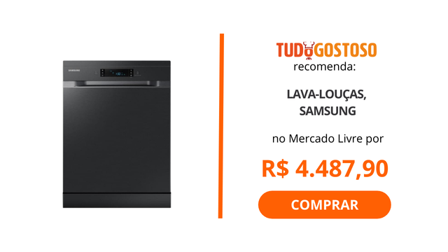 Você não vai acreditar no desconto dessa lava-louças Samsung!