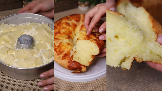 Aprenda a fazer um bolo pão de queijo: textura puxa-puxa, fácil de fazer e com muito queijo