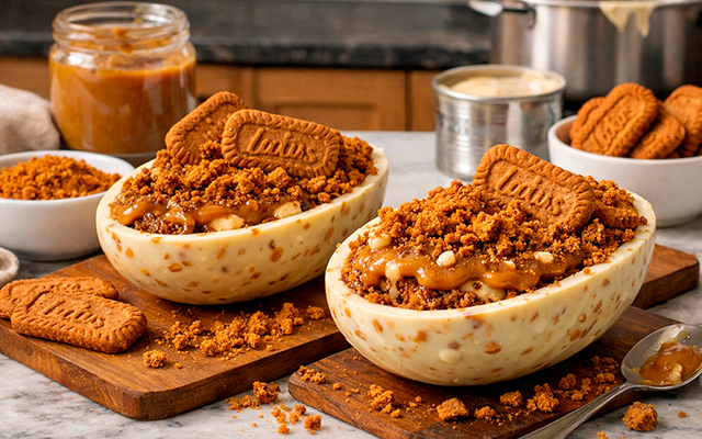 Como fazer ovo de Páscoa de Biscoff: receita queridinha combina o biscoito do momento com doce de leite; confira!