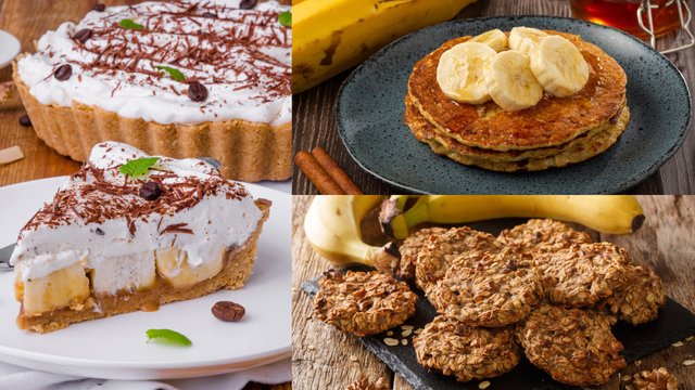 7 receitas com banana do café da manhã à sobremesa para comer todos os dias