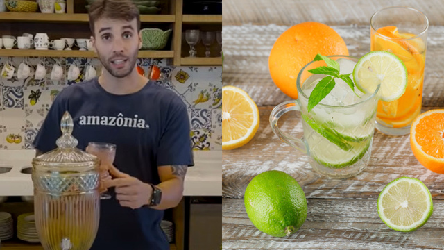 Água especial pra RESSACA: marido de Ivete Sangalo, Daniel Cady ensina receita de bebida pra quem exagerou no álcool