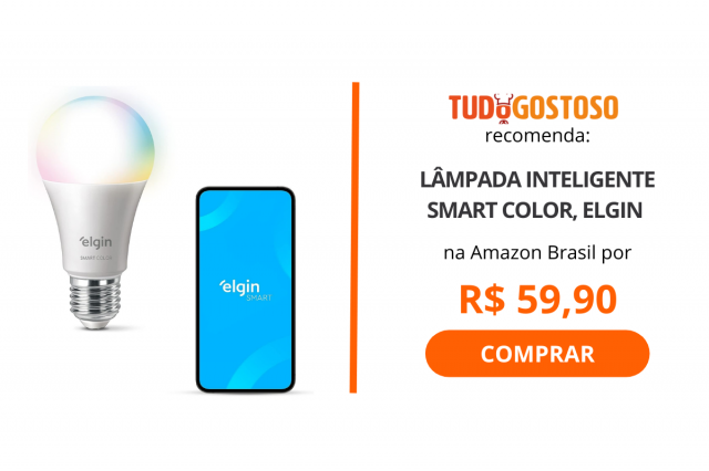 Lâmpada Inteligente Smart Color, Elgin