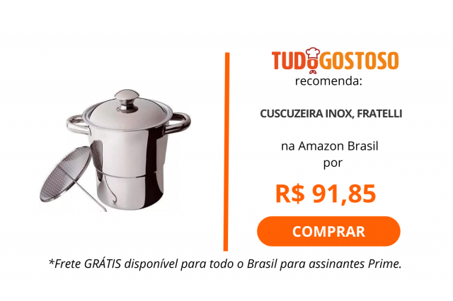 Cuscuz: confira 5 opções de cuscuzeira para fazer a receita em casa