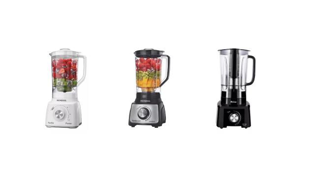 Bom, potente e no precinho da Black Friday! 3 liquidificadores com até 39% OFF!