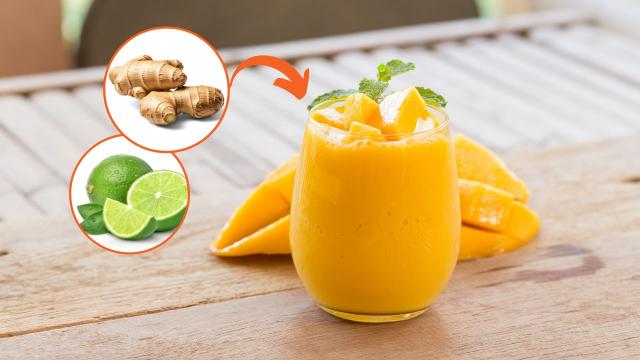 Suco de manga com gengibre e limão: saiba quais são os benefícios e veja motivos para incluir na rotina