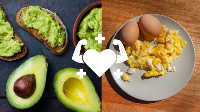 Abacate ou ovo? Os dois alimentos têm benefícios nutricionais impressionantes, mas qual é o mais saudável?