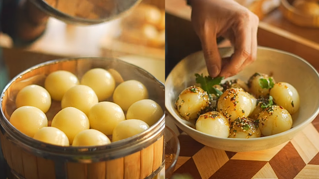 Você nunca comeu batata assim: bolinhas de batata chinesa são as mais macias e suculentas que você vai provar