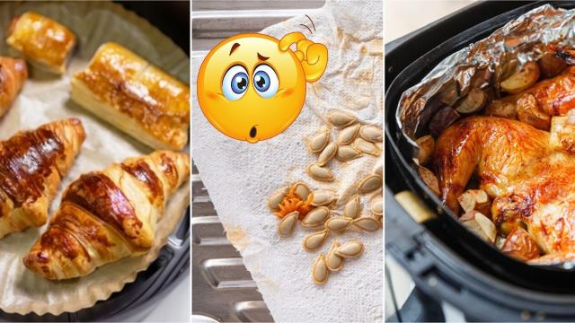 Papel-alumínio, papel-manteiga e papel-toalha: veja o que pode (ou não) colocar na airfryer