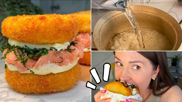 Estou chocado com essa receita: hambúrguer de sushi para um lanche diferentão no fim de semana