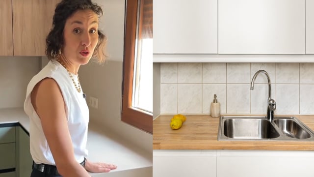 Ángeles Martínez, designer de interiores: "Se você tiver as lixeiras embaixo da pia, existe uma opção melhor."