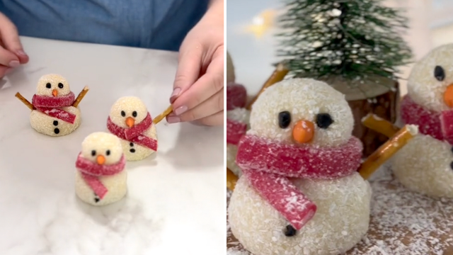 Boneco de neve de brigadeiro é tão fofo que dá pena de comer, mas é uma delícia e perfeito para o Natal
