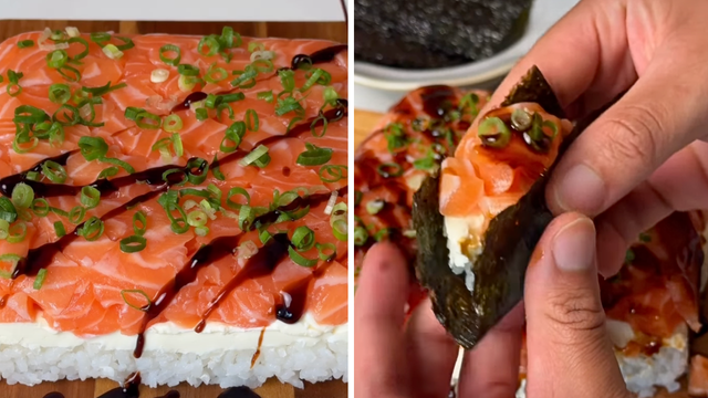 Adeus, delivery: sushi de preguiçoso de travessa do TikTok é a melhor receita para se mimar com um jantar especial