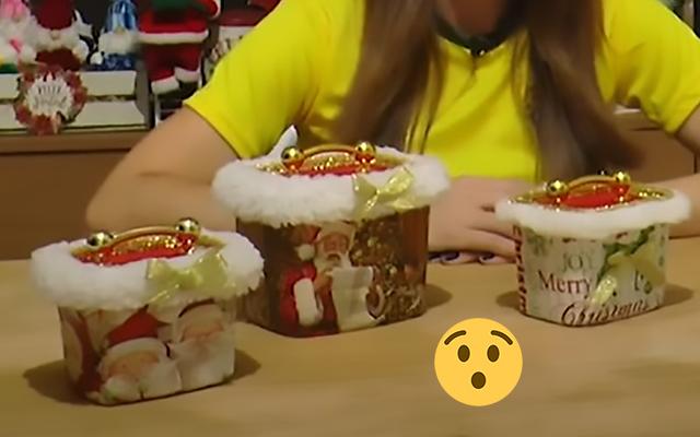 Quem vê essa linda maletinha de Natal não acredita que fiz a partir de potes de margarina: presente fácil, barato e com toque pessoal