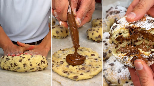 Essa receita é perigosa: esse pãozinho de Nutella fica tão fofinho que dá vontade de comer todos