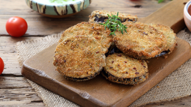 Dica de chef: esse é o truque para deixar a berinjela à milanesa crocante e deliciosa, fica pronta em 15 minutos na air fryer