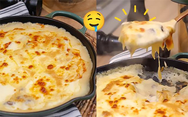 Parei de fazer strogonoff todo domingo depois que descobri essa receita de carne em tiras com creme de batata gratinado