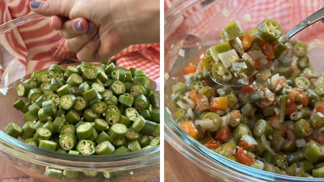 O quiabo de micro-ondas mais fácil do mundo é perfeito para colocar o vegetal no cardápio sem trabalho!
