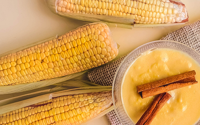 Com quantos anos você aprendeu que o segredo do curau está no ponto do milho?