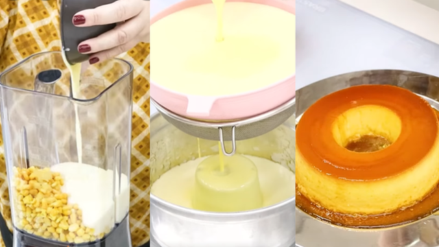 Essa sobremesa é muito fácil de fazer e fica com uma textura incrível que desmancha na boca (Créditos: Reprodução / YouTube @CulináriaemCasa)