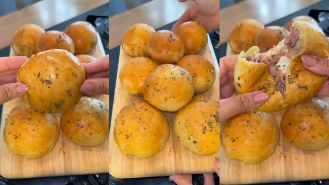 Faço esse pão de calabresa com muito queijo todo fim de semana, virou meu lanche rápido preferido!