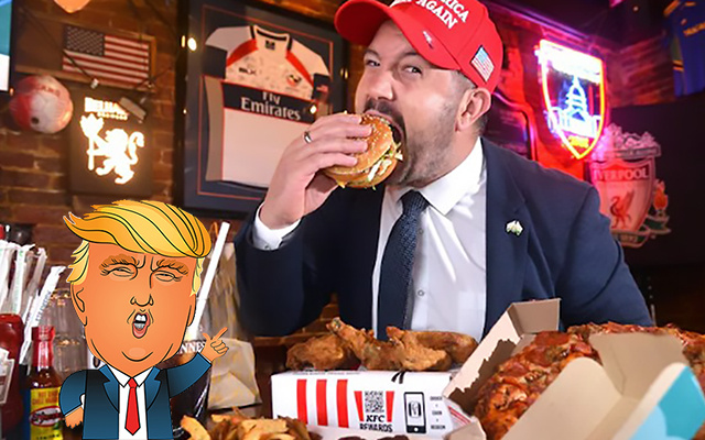 Homem come como Donald Trump durante uma semana, veja o que aconteceu com o seu corpo: "Não entendo como ele ainda está vivo"