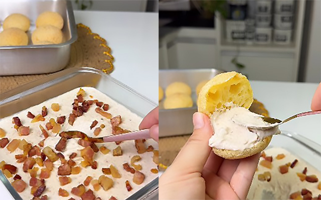 Nem requeijão, nem cream cheese: esse molho de bacon é a melhor opção para comer com pão de queijo