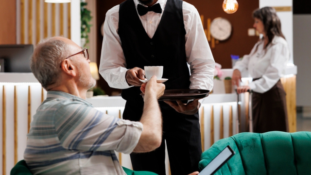 No restaurante, sempre passo os pratos para o garçom para ajudá-lo: a psicologia revelou o que isso significa