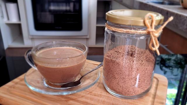 Cappuccino caseiro em pó fácil de fazer e pronto em 10 minutinhos!