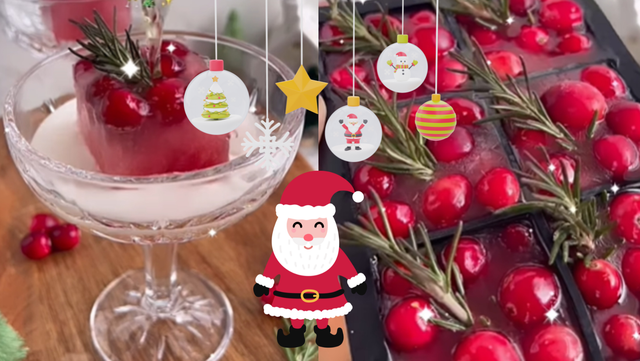 Esse drinque natalino com cranberry é muito fácil e VAI IMPRESSIONAR seus convidados
