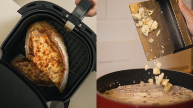 Receita de panhoca na airfryer: prato com pão italiano é de comer rezando