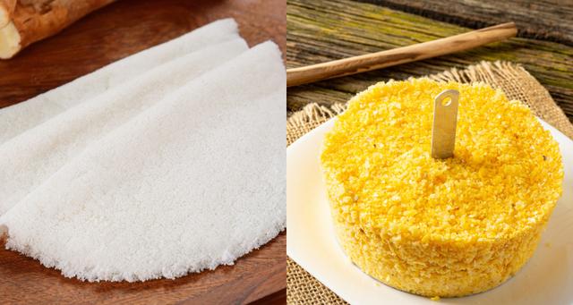 Tapioca ou cuscuz no café da manhã ou lanche: qual é a melhor opção? (Fotos: Shutterstock)