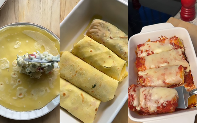 Se você não gosta de palmito é porque nunca provou essa panqueca vegetariana maravilhosa!