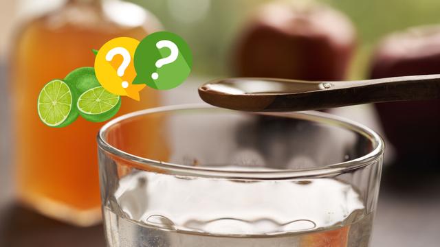 Água com vinagre de maçã ou água com limão, qual é melhor? Nutricionista explica efeitos no metabolismo, açúcar no sangue e detox