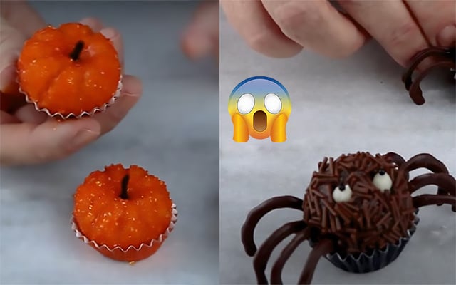 Brigadeiros para o Halloween: veja como fazer esses docinhos fofos em formato de aranha e de abóbora (receitas fáceis!)