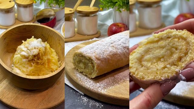 SEM GLÚTEN e ZERO LACTOSE: rocambole de maçã fácil é a receita simples que você vai querer comer todo dia