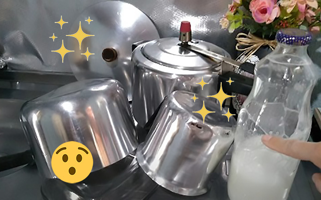 Misturou tá pronto: detergente caseiro transforma as suas panelas de alumínio em um espelho de tão limpo e brilhante