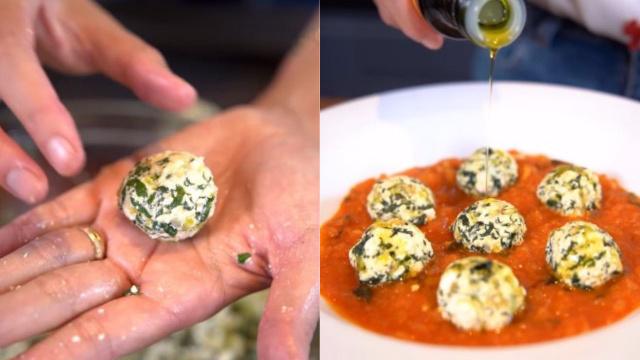 Adeus macarrão: agora só como esse nhoque de ricota com alho-poró e espinafre na massa, é um prato leve, nutritivo e fácil de fazer!