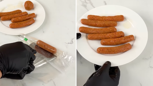 Fazer salsicha caseira é tão fácil quanto fazer almôndegas e aqui está a prova