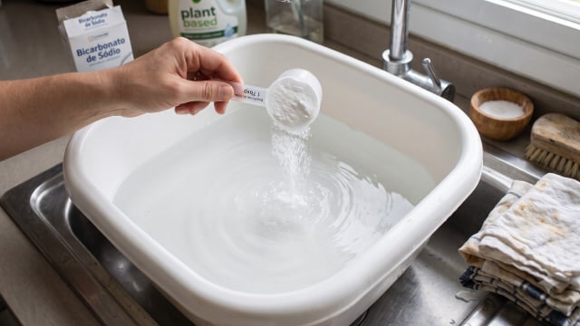 Usando o bicarbonato do jeito correto suas peças ficaram limpas e livres de odor (Créditos: imagem gerada por IA)