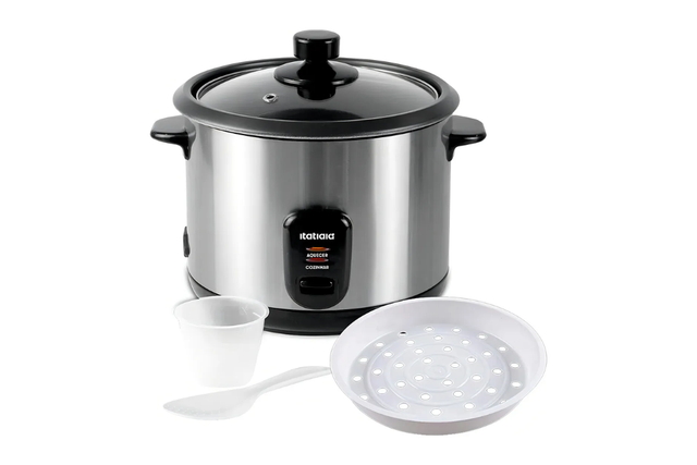 Além de arroz, também é possível fazer legumes nela (Divulgação: Mercado Livre).