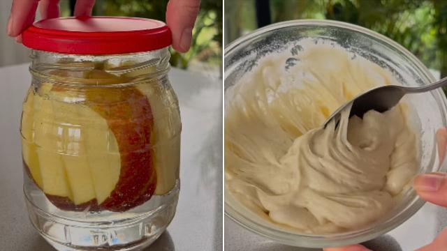 Fermento natural do zero usando uma maçã: veja como fazer, é muito simples!