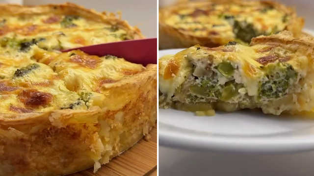Quiche com massa de batata: leve, sem glúten e impossível de parar de comer