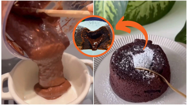 Bolo vulcão de chocolate de 2 minutos: receita simples e sem farinha pra não fugir da dieta