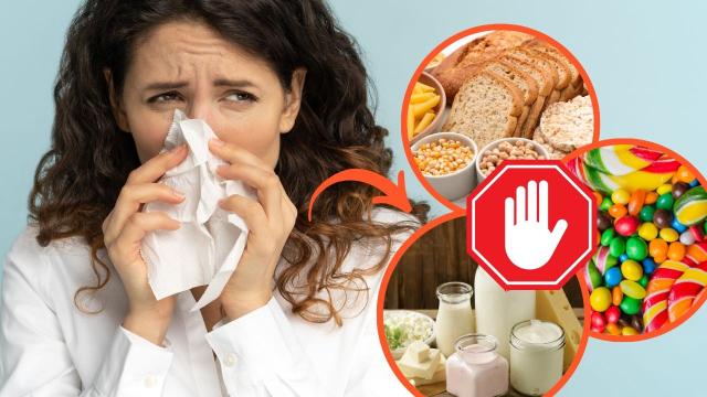 Crise de rinite? Esses são os alimentos que PIORAM os sintomas e você deve ficar longe deles!
