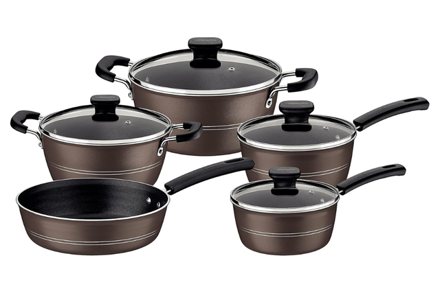 As panelas Tramontina Sicilia combinam estilo moderno e revestimento antiaderente de alta qualidade (Divulgação: Amazon).